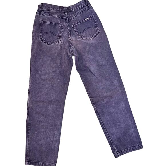 Vintage Purple Jeanjer denim jeans. Girls size 10. - Picture 4 of 10